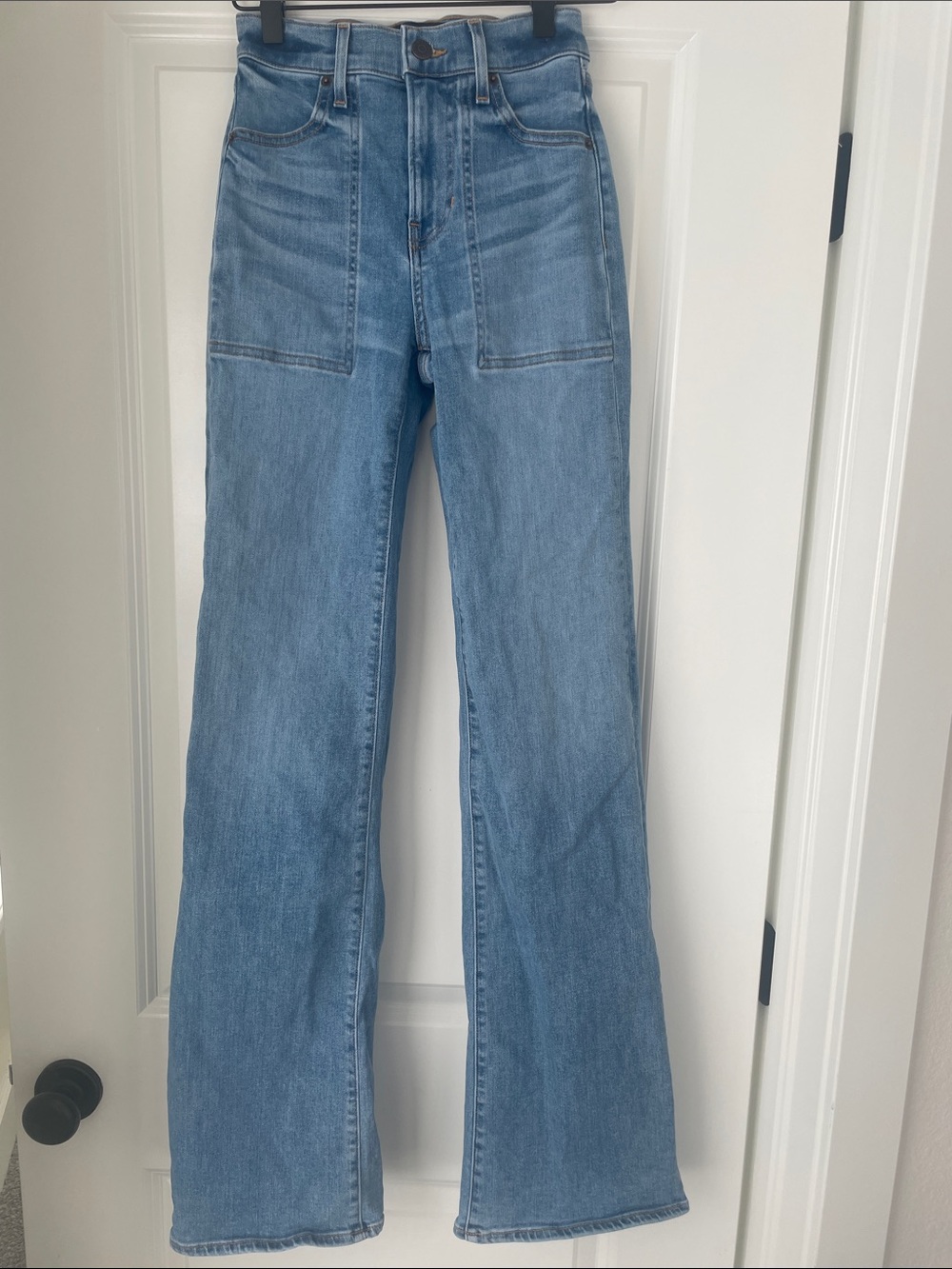 Veronica Beard Crosbie Slim Wide-Leg Jeans